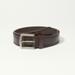 Lucky Brand Mens Embossed Stitch Belt - Men's Accessories Belts in Dark Brown, Size 40