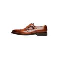 Slipper HENRY STEVENS "Marshall CDM Businessschuh" Gr. 43,5, braun (nussbraun) Herren Schuhe Business-Slipper Monkschuh Schnallenschuh Business