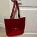 Lululemon Athletica Bags | New Lululemon 2022 Reusable Holiday Pattern Shopping Tote Bag Red Big | Color: Brown/Red | Size: Os