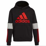 Adidas Shirts & Tops | Adidas Youth Fleece Hoodie, Black/Red (L) | Color: Black/Red | Size: Lb