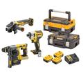 Dewalt DCK305P3T-QW Akku-Schlagschrauber, Akku-Bohrhammer, Akku-Winkelschleifer 18V 5.0Ah Li-Ion ink