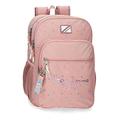 Pepe Jeans Carina Double Compartment Backpack Pink 30x40x13 cms Polyester 14,4L