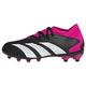 adidas Unisex Accuracy.3 Soccer Shoe, core Black/FTWR White/Team Shock Pink 2, 11.5 UK