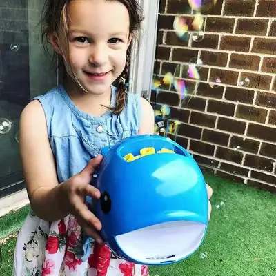 Souffleur automatique de bulles d'eau électrique pour enfants machine à bulles de baleine jouets