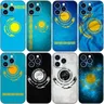 Kazakhstan drapeau Étui Pour Apple iPhone 14 13 12 Mini 11 Pro XR X XS MAX 6S 7 8 Plus 5S SE 2020