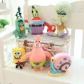 Poupées en peluche Anime Cartoon pour enfants Bob l'éponge Carré kk Eugene H. Krabs Gary