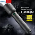 Philips – lampe de poche étanche à intensité réglable 4 modes d'éclairage lumineux pour Camping
