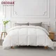 Deodar – couette de luxe en Duvet d'oie blanc Double couette douce pour la peau hypoallergénique