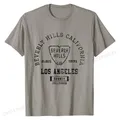 T-Shirt Estival Décontracté en Coton pour Homme Vêtement à la Mode Lestée Énorme Californie USA