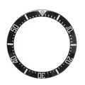 Couvercle de lunette en céramique universel noir anneau de montre boîtier visages raffinement