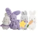 Peluche de lapin en forme d'étoile carotte et beurre pour bébé jouet doux et mignon 22 cm