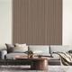 Akustikpaneele mdf furniert PET-Faser Eiche Natur 572.5 x 19 x 2400 mm 3D Wandpaneel Schallhemmend