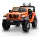 Jeep wrangler rubicon Voiture à piles 12V pour enfants, licence officielle, télécommande, lumières