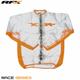 RFX Sport RFX Regenjacke (Transparent/Orange) - Kindergröße M (8-10 Jahre)