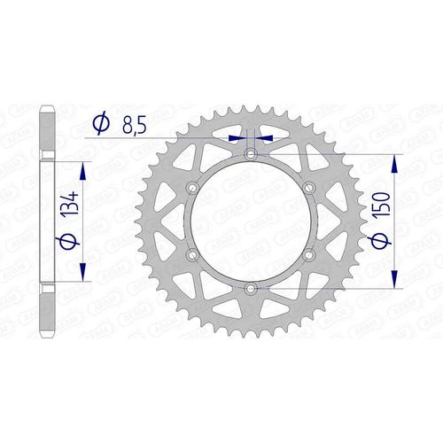 AFAM Krone aus Aluminium 17206520