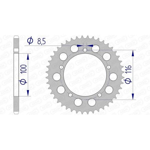 AFAM Krone aus Aluminium 17100420