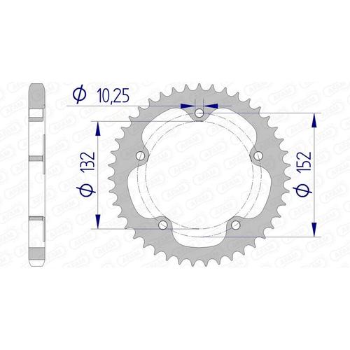 AFAM Aluminiumkrone 93836 – 525