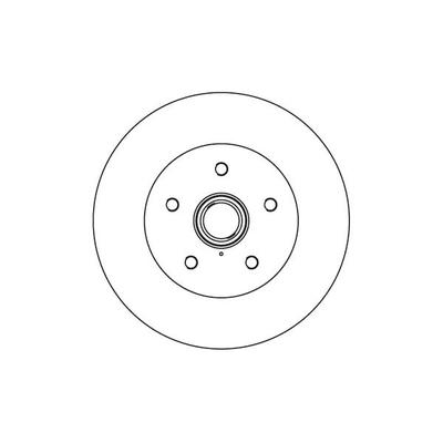 NK Bremsscheibe vorne rechts links voll 278mm für VW 251407617B 251407617 251407617A 204720 Image