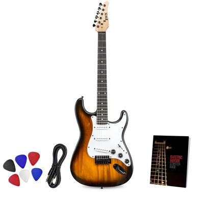 LyxPro 39 inch Beginner Electric Guitar & Electric Guitar Accessories