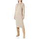 s.Oliver Damen 2121294 Strickkleid mit Kapuze, Beige, 32 EU