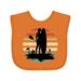 Inktastic Stand Up Paddle Boarding Silhouette Boys or Girls Baby Bib