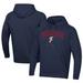 Men's Under Armour Navy Fredericksburg Nationals All Day Fleece Pullover Hoodie