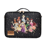 Impressions Vanity Disney Princess Midnight Makeup Organizer Bag with Adjustable Dividers (Black)