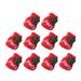 dianhelloya 10Pcs Manicure Decor Exquisite Paste Easily Beautiful Three-dimensional Eco-friendly DIY Resin Christmas Elements Nail Ornaments for Girl