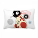 Animal Pet Lover Cute Cat Throw Pillow Lumbar Insert Cushion Cover Home Decoration