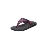 Wide Width Women's The Sylvia Soft Footbed Thong Sandal by Comfortview in Party Multi (Size 11 W)