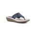 Women's Cienna Sandals by Cliffs in Navy Fabric (Size 10 M)