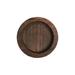 2PCS Rustic Wooden Tray Candle Holder - Home Decorative Plate Pillar Candle Tray Wood for Farmhouse Dinning Table Kitchen Countertop Coffee Table Organizer Home Decor Wedding Centerpiece