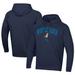 Men's Under Armour Navy Myrtle Beach Pelicans All Day Fleece Pullover Hoodie