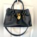 Michael Kors Bags | Michal Kors Hamilton Black Bag | Color: Black/Gold | Size: Os