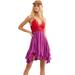 Free People Dresses | Free People Adella Lace Slip Dress In Lipstick Size Xs | Color: Purple/Red | Size: Xs