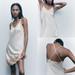 Zara Intimates & Sleepwear | Last One! Zara Satin Lace Embroidered Slip Dress / Nightgown Nwt | Color: Cream/White | Size: Xs