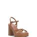 Lucky Brand Ismene Platform Heel - Women's Accessories Shoes High Heels in Light Brown, Size 8.5