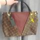 Louis Vuitton Bags | Monogram Tote Bag Handbag Shoulder Bag 2way Bag V Tote Mm Bordeaux Brown | Color: Black/Brown | Size: Os