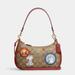 Coach Bags | Coach X Peanuts Teri Shoulder Bag Signature Canvas Snoopy Patches Ce848 Nwt $428 | Color: Brown/Red | Size: Os