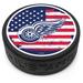 Detroit Red Wings Patriot Puck