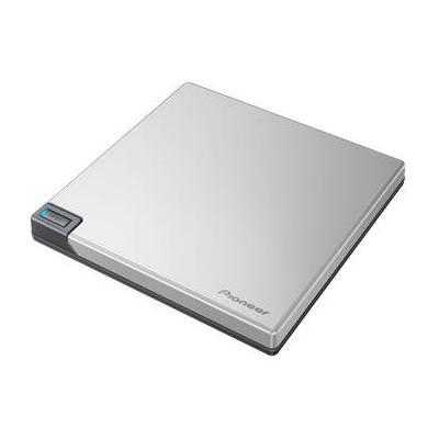 Pioneer BDR-XD08S Portable USB 3.2 Gen 1 Clamshell Optical Drive (Snow White Silver BDR-XD08S