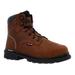 Rocky Boots Rams Horn Composite Toe Work Boot - Men's 6in Crazy Horse Brown 10 RKK0440-M-10