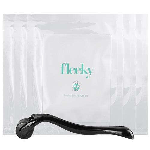 Fleeky - Bio Botox Sheet Mask mit 540 Needle Dermaroller Tuchmasken