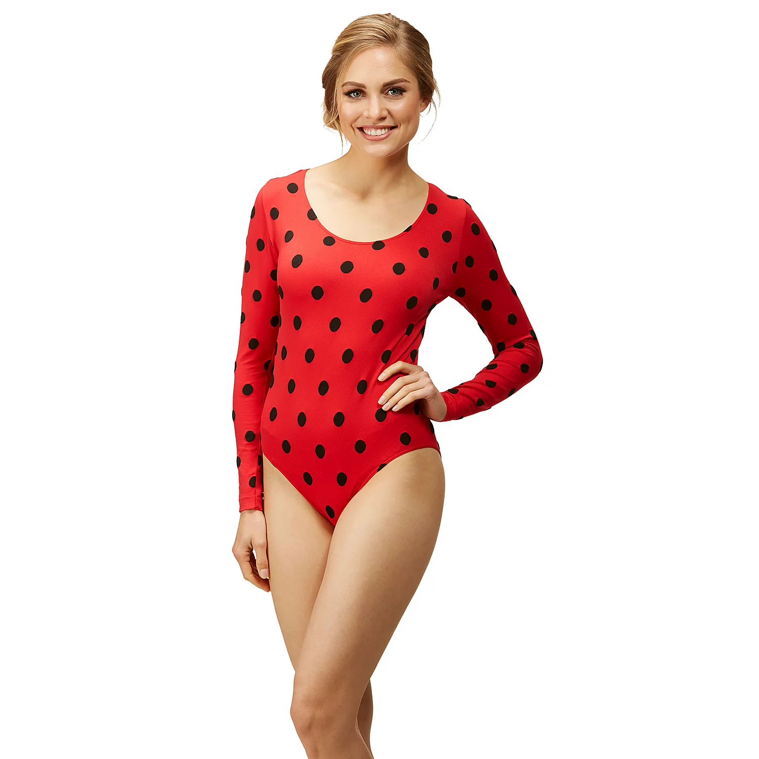 Body manches longues "coccinelle" pour adultes