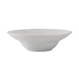 Tuxton FPD-087 10 1/2 oz Round Pacifica Rim Soup Bowl - China, Porcelain White