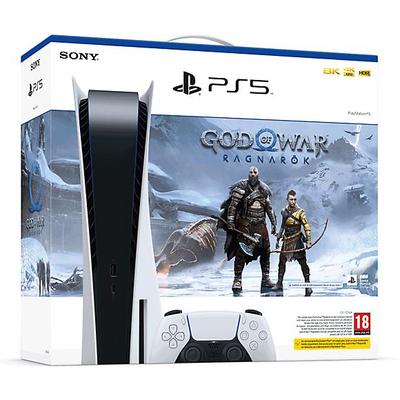 PlayStation 5 825GB White + God of War Ragnarok | Refurbished - Excellent Condition