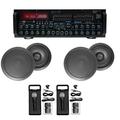 MM2000BT Bluetooth Karaoke Mixer System+(4) 6.5 Black Ceiling Speakers