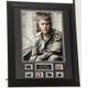 MATT DAMON Signed Saving Private Ryan Movie Mounted with old Film Cells. Unique Framed with signing details AFTAL registered Dealer #199