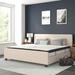 Tufted Platform Bed with 10 Inch Pocket Spring Mattress