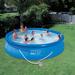 Intex 10ft x 30in Round Metal Frame Above Ground Swimming Pool w/Filter Pump - 49